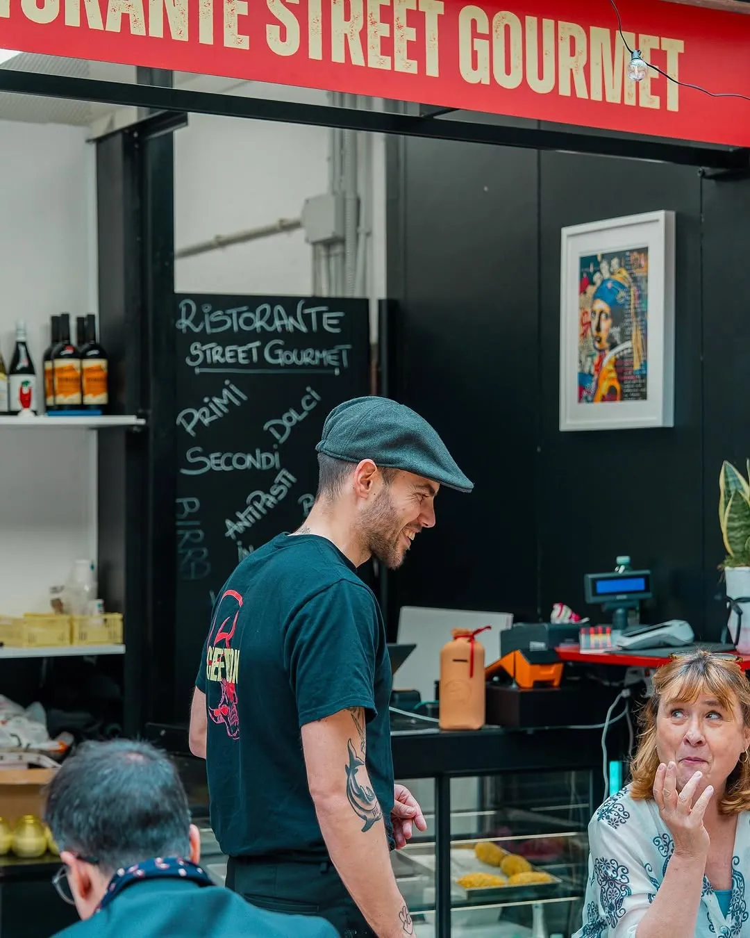 Lo chef Alessandro al banco, Mercato Trionfale